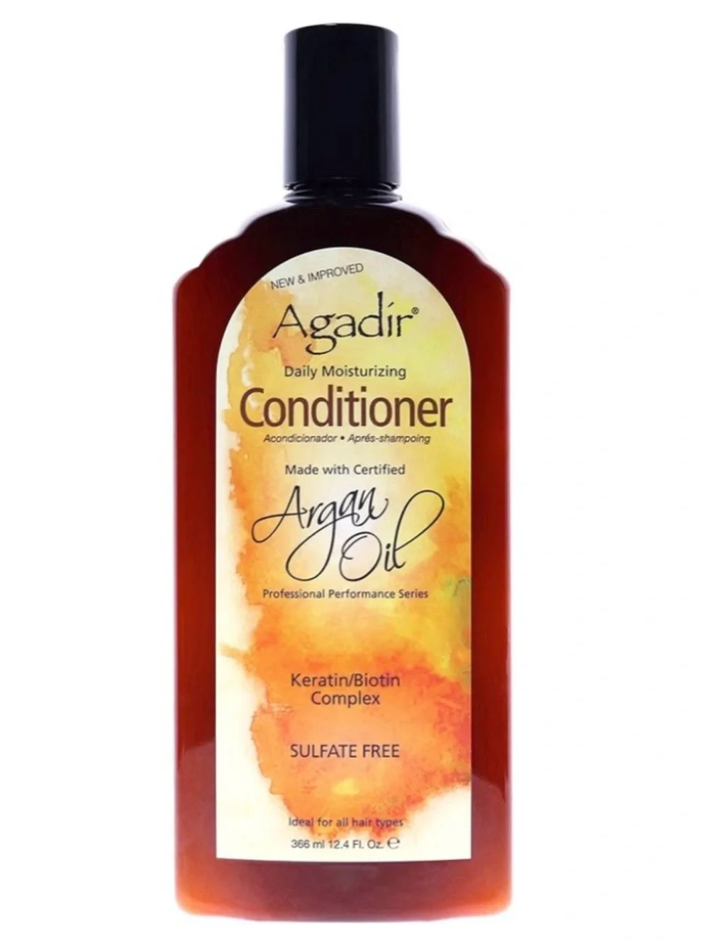 AGADIR Argan Oil Daily Moisturizing Conditioner, Keratin / Biotin Complex 12.4oz